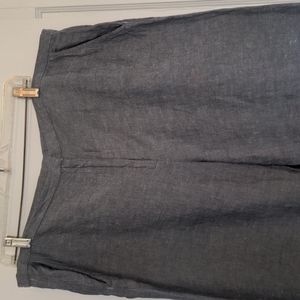 Eileen Fisher XL linen/rayon wide leg pants